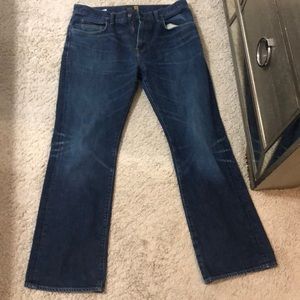 Dark Bootcut Blue Jeans by J. Crew (34x32)